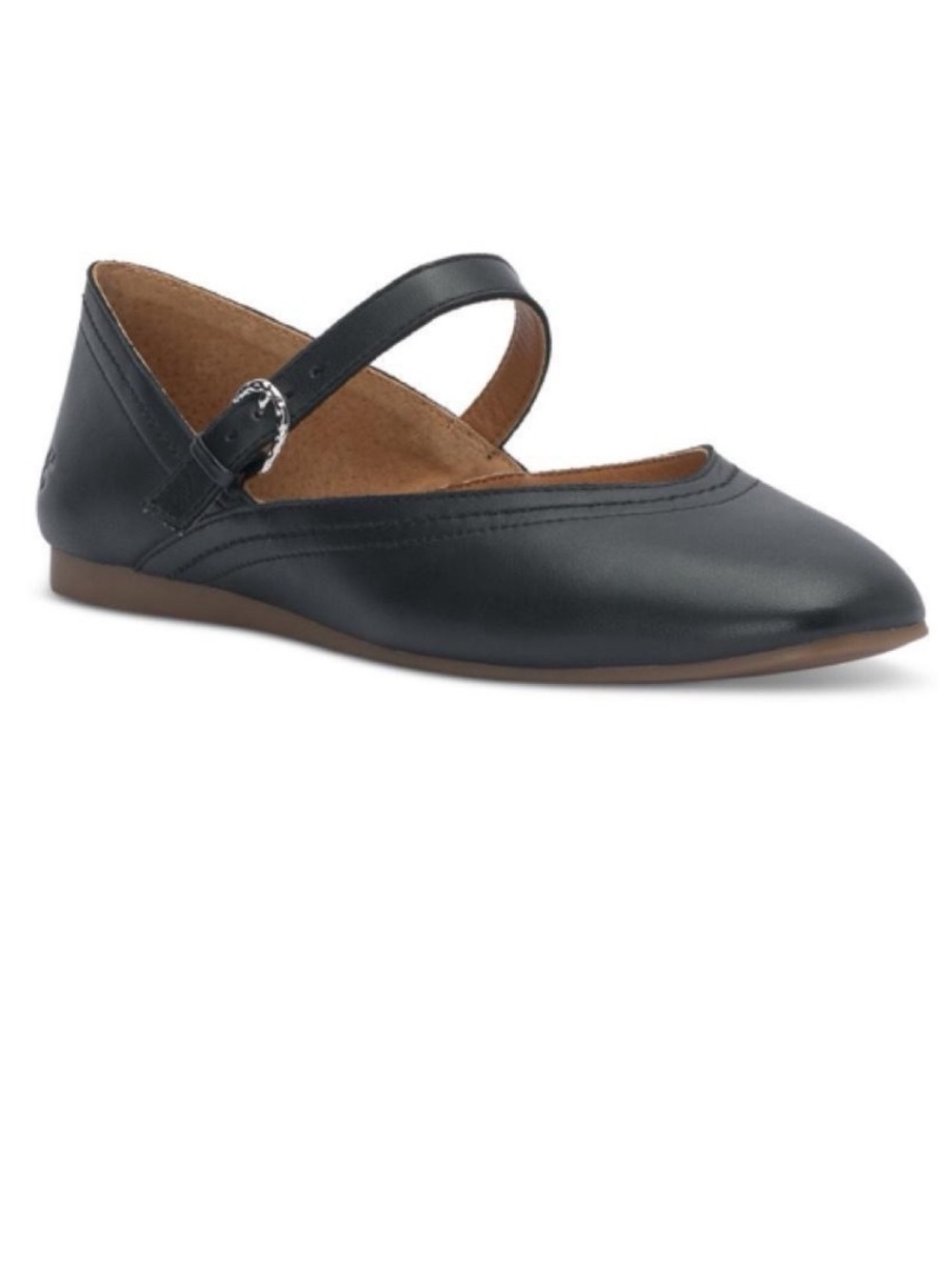 NEW! Lucky Brand Black Women's Mary Jane Flats Shoes Genuine Leather Size 8.5